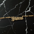 Pisces Zodiac Necklace - Old English Gothic Necklace
