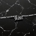 Leo Zodiac Necklace - Old English Gothic Necklace