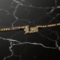 Leo Zodiac Necklace - Old English Gothic Necklace