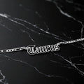 Taurus Zodiac Necklace - Old English Gothic Necklace