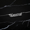 Taurus Zodiac Necklace - Old English Gothic Necklace