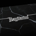Sagittarius Zodiac Necklace - Old English Gothic Necklace