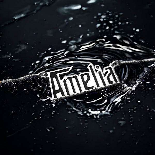 Whispered Remnants: Custom Name Necklace