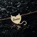 Devil Heart Necklace: Custom Name Necklace
