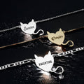 Devil Heart Necklace: Custom Name Necklace