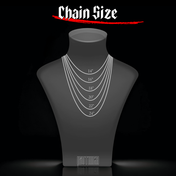 Lethal Elegance: Custom Name Necklace