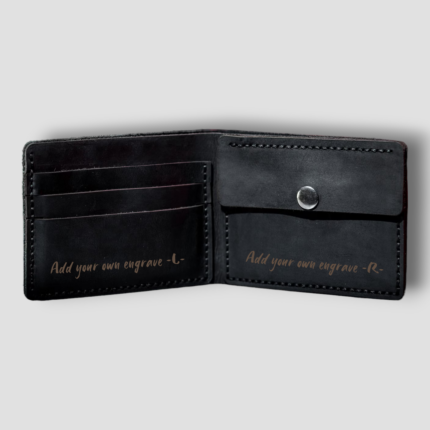 Infernal Demon: Handmade Gothic Leather Wallet
