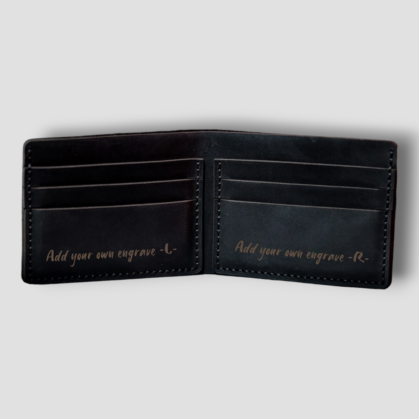 Infernal Demon: Handmade Gothic Leather Wallet