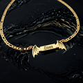 Devil's Embrace: Custom Name Necklace