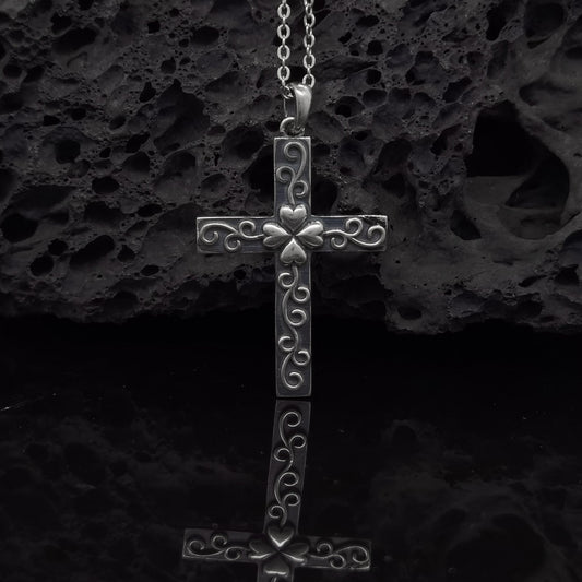Eternal Reverence: Handcrafted Gothic Necklace