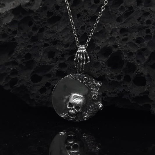 Eternal Moonlight: Handcrafted Gothic Necklace