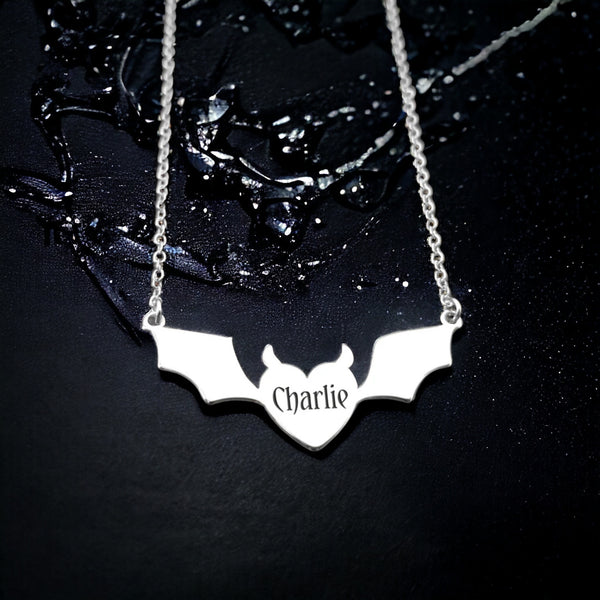 Fallen Angel: Custom Name Necklace