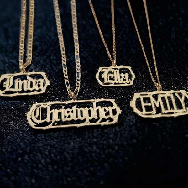 Wired Identity: Custom Name Necklace