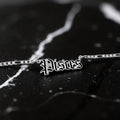 Pisces Zodiac Necklace - Old English Gothic Necklace - iGothica