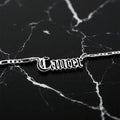 Cancer Zodiac Necklace - Old English Gothic Necklace - iGothica