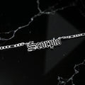 Scorpio Zodiac Necklace - Old English Gothic Necklace - iGothica