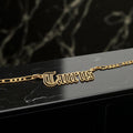 Taurus Zodiac Necklace - Old English Gothic Necklace - iGothica