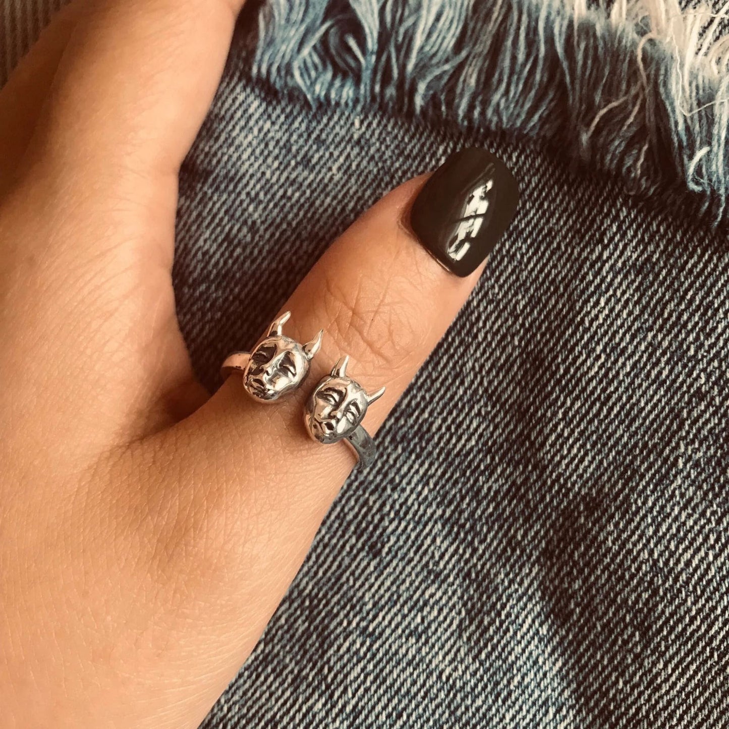 Demons Romance: Handcrafted Gothic Ring