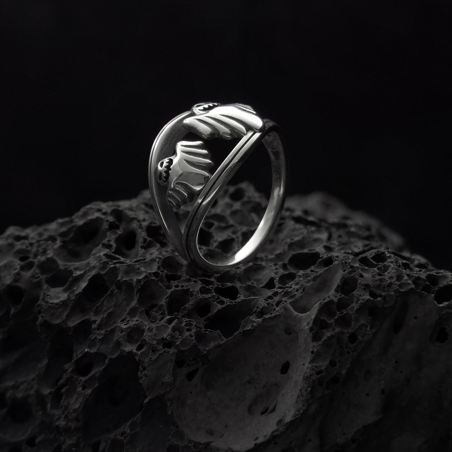 Ethereal Whispers: Handcrafted Gothic Ring