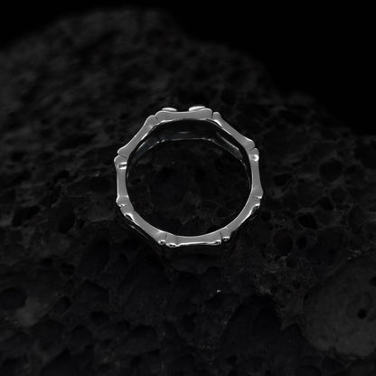 Dual Eternity: Handcrafted Gothic Ring