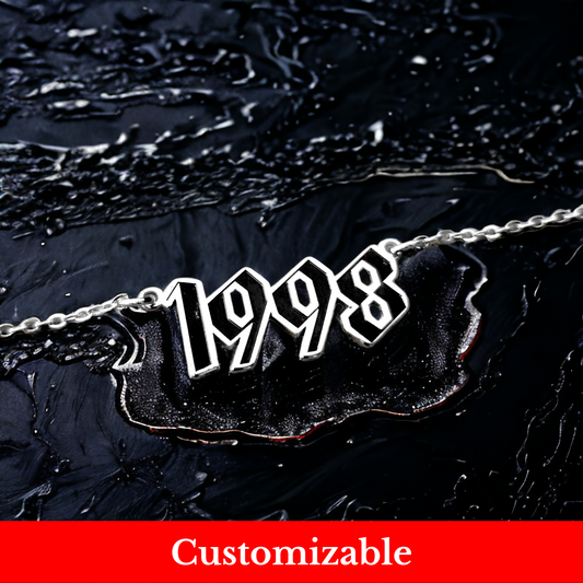 Eternal Time: Personalized Numbers Necklace