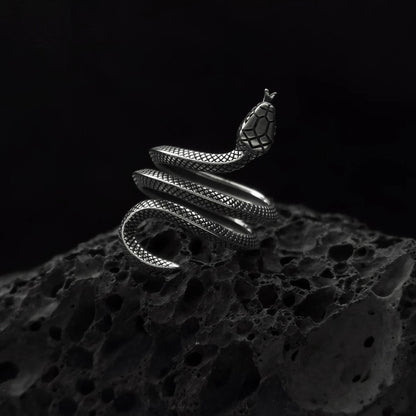 The Python: Handcrafted Gothic Ring