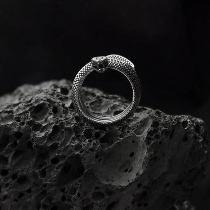 The Python: Handcrafted Gothic Ring