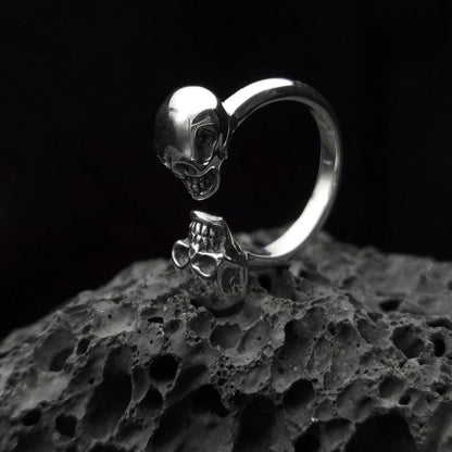 Duality: Handcrafted Gothic Ring