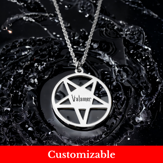 Pentagram Whispers: Personalized Necklace with Eminent Symbolism