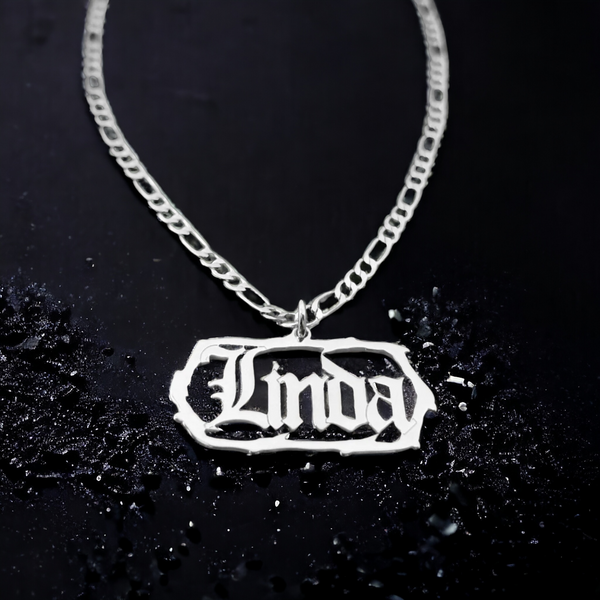 Wired Identity: Custom Name Necklace