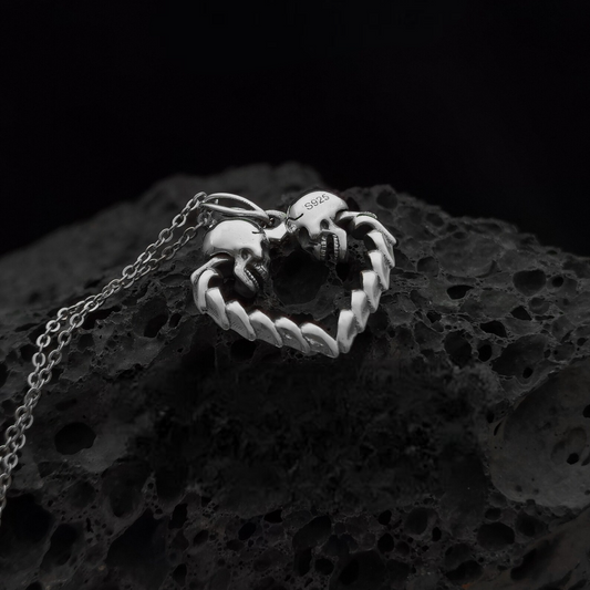Eternal Embrace: Handcrafted Gothic Necklace