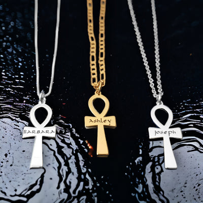 Sacred Engravings: Custom Name Necklace