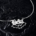 Enigmatic Flight: Custom Name Necklace