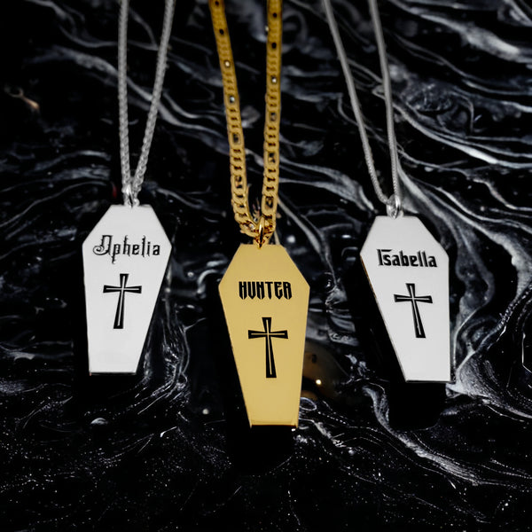 Eternal Rest: Custom Coffin Necklace - iGothica