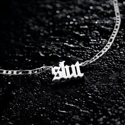 Slut: Gothic "Slut" Necklace