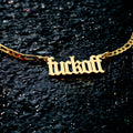 Fuck Off: Gothic "Fuck Off" Necklace - iGothica