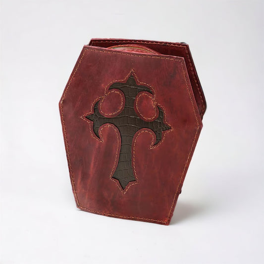Crimson Reverie: Handcrafted Gothic Bag