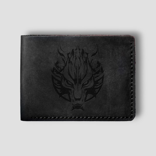 Howl From Hell: Handmade Gothic Leather Wallet